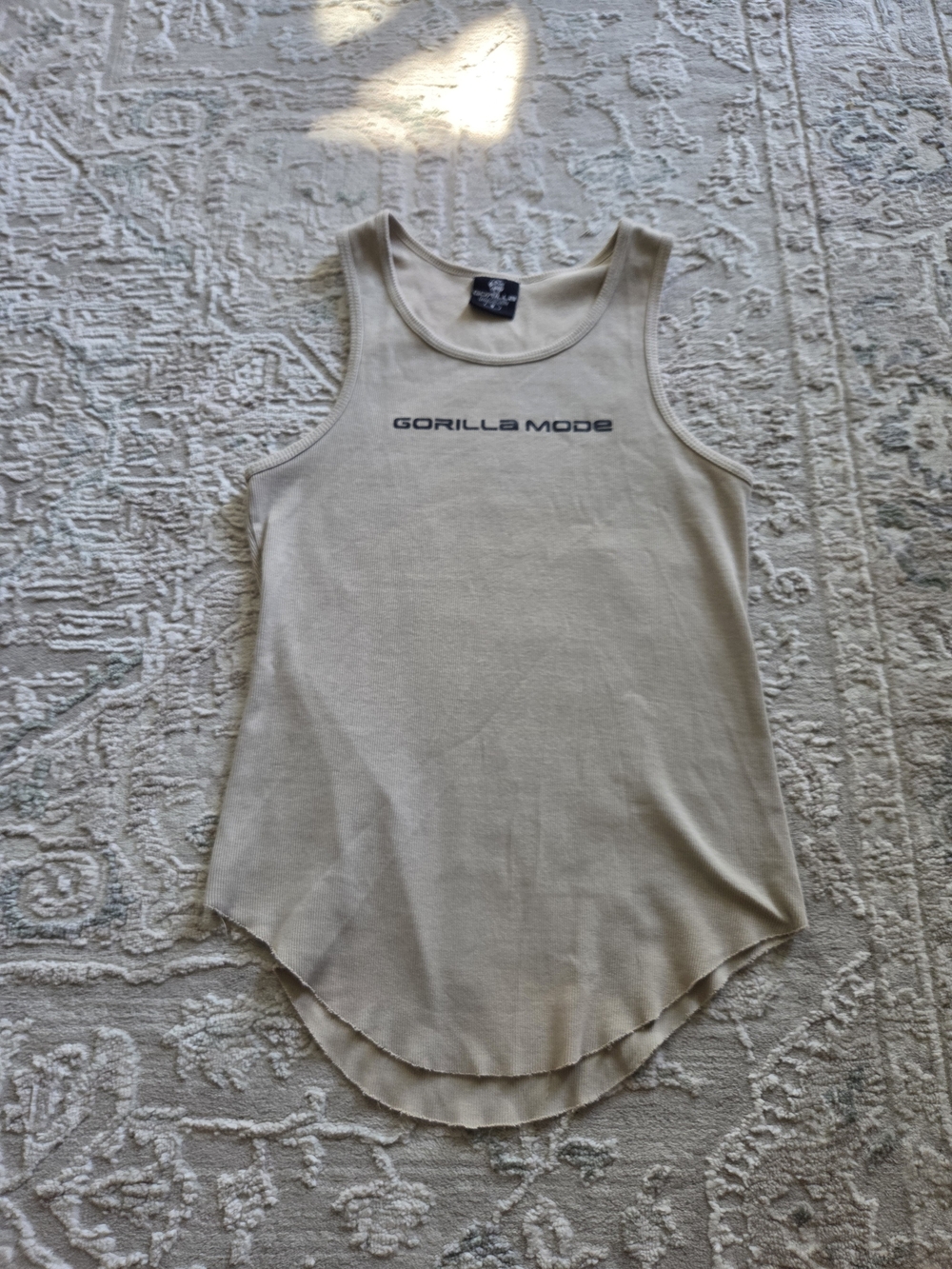 Women's Sleeveless Tank Top in Beige